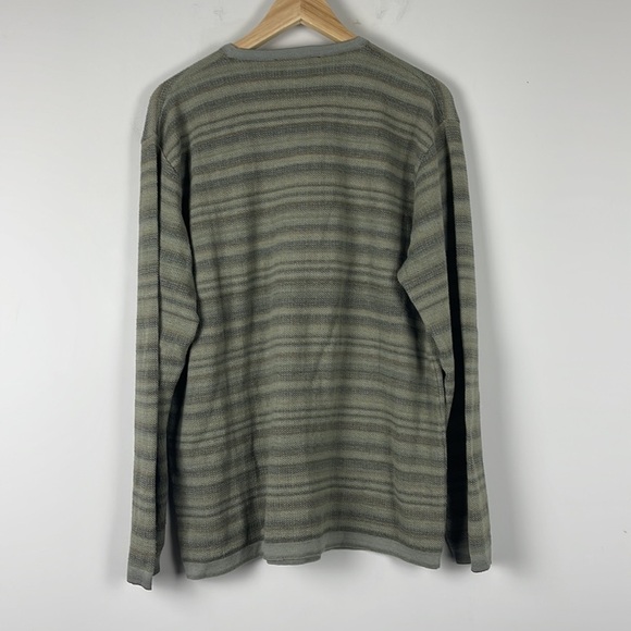 Ermenegildo Zegna V-Neck Striped Sweater Size Medium - Picture 5 of 9